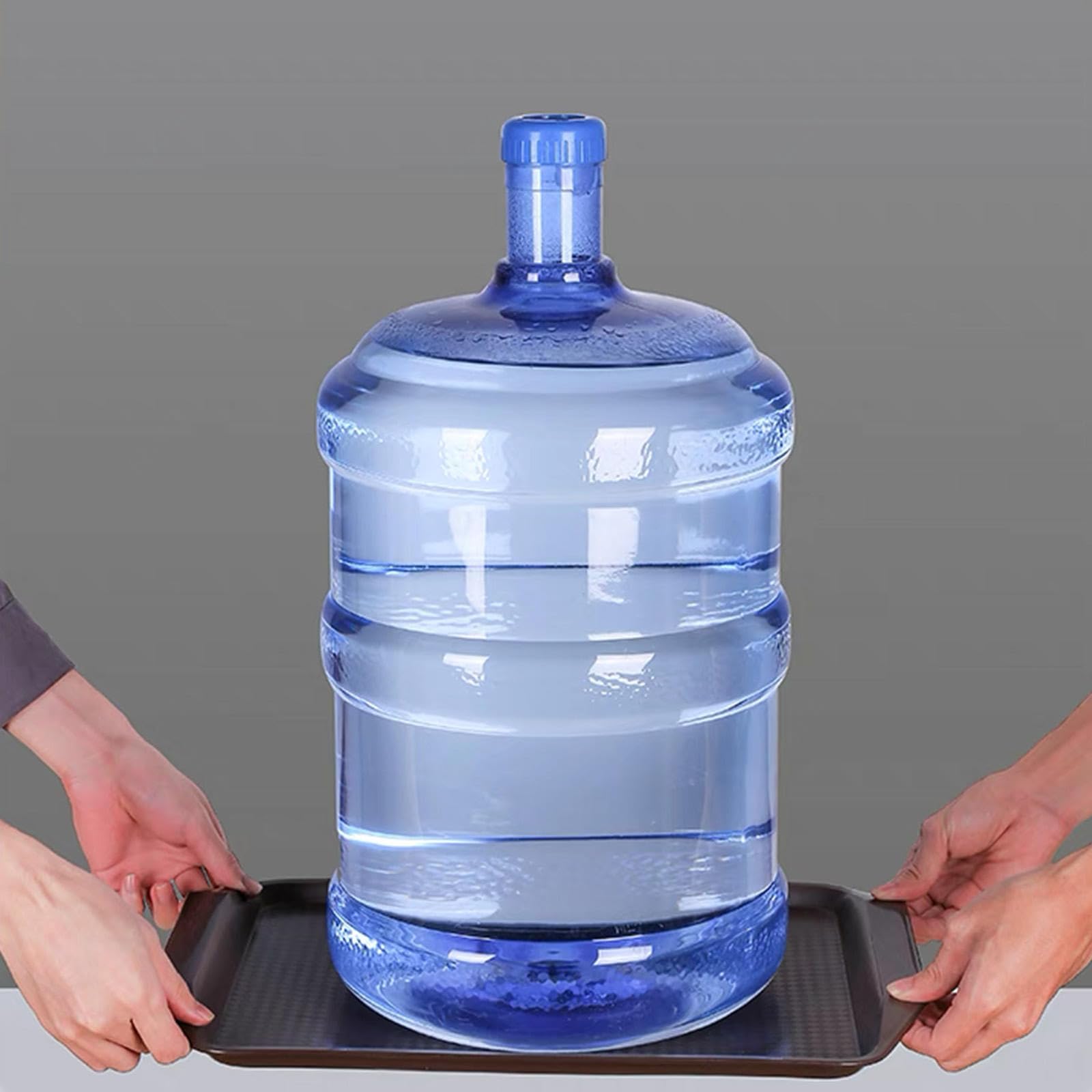 Plastikowa taca, 3 sztuki, maty do bagażnika do wejścia, gumowa mata do bagażnika do ogrodu, sypialni, strefy wejściowej, maty do bagażnika garażu, niebieska