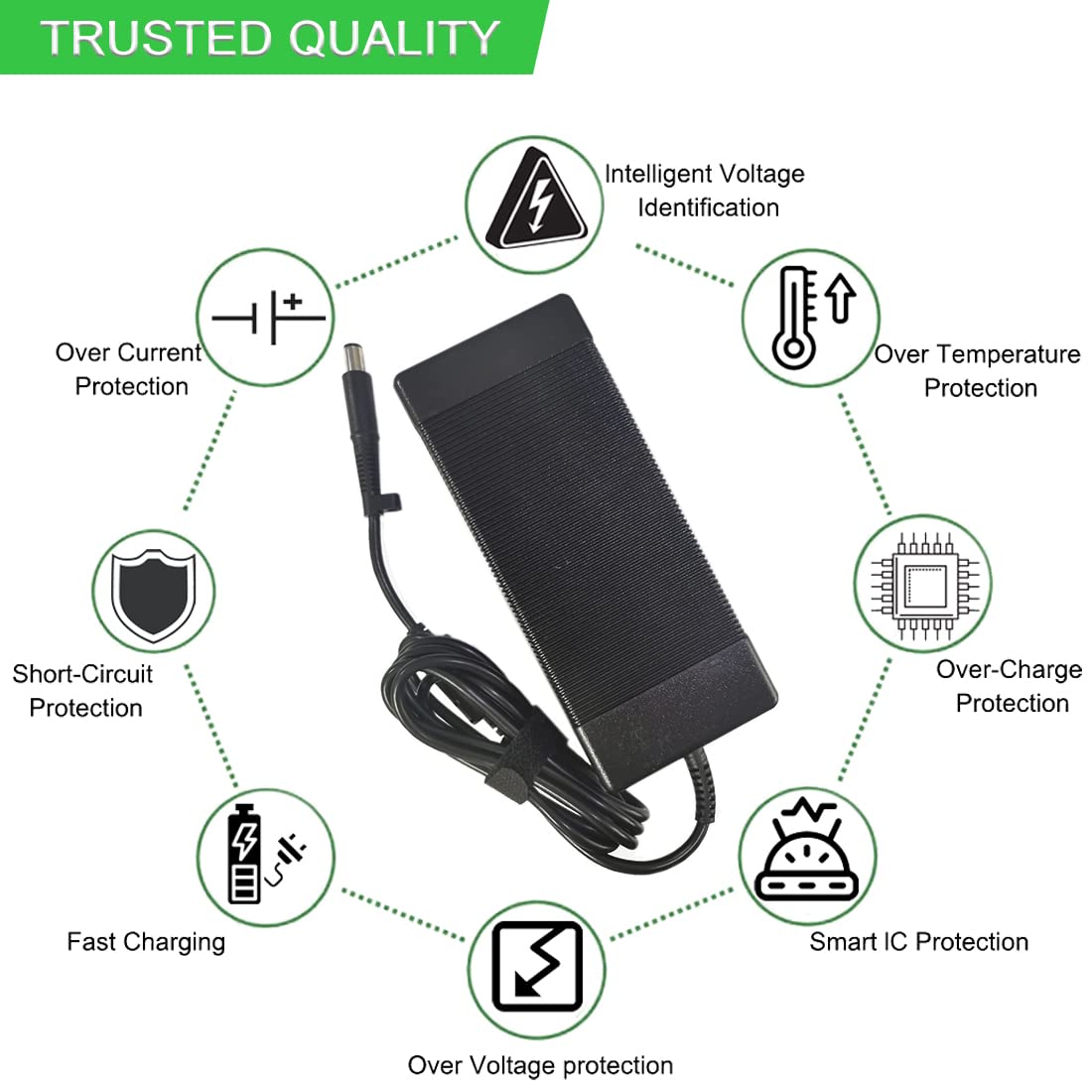 XITAIAN 19V 7.9A 150W 7.4x5.0mm Adaptador Cargador Portátil Repuesto para HP ELITEBOOK 8530P 8530W 8730W HSTNN-HA09 LA09 PA-1151-03HS 609919-001