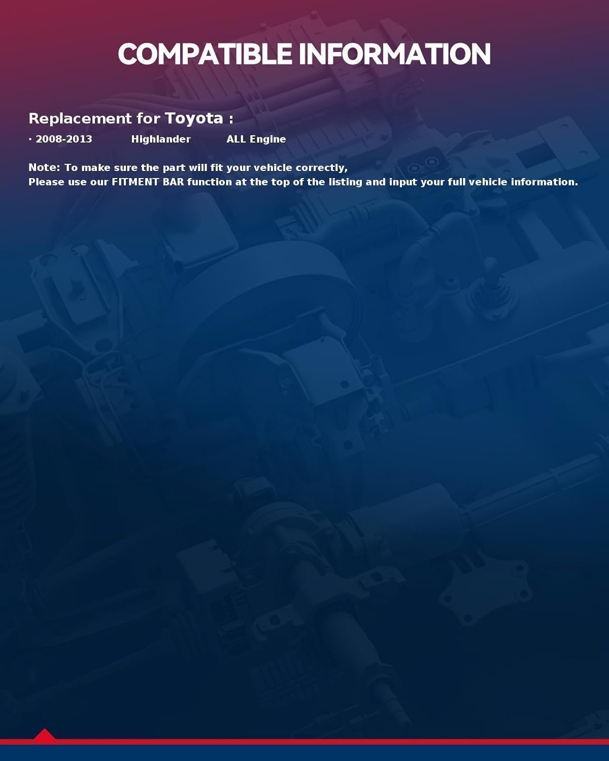 KAX Rear Window Shocks Spring Lift Support (Not for Rear Tailgate) Compatible for Toyota Highlander 2008-2013, Replacement OEM SG329062, PM1080, 68940-OE020, 2Pcs