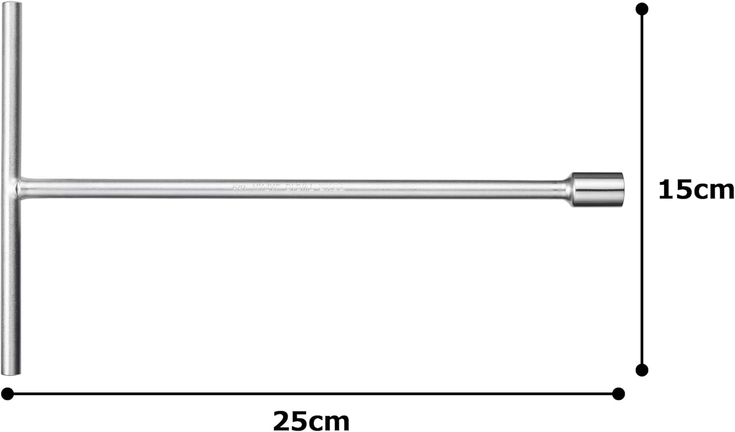 TONE Short T-Handle 6 Point Socket Wrench (TWS-10)