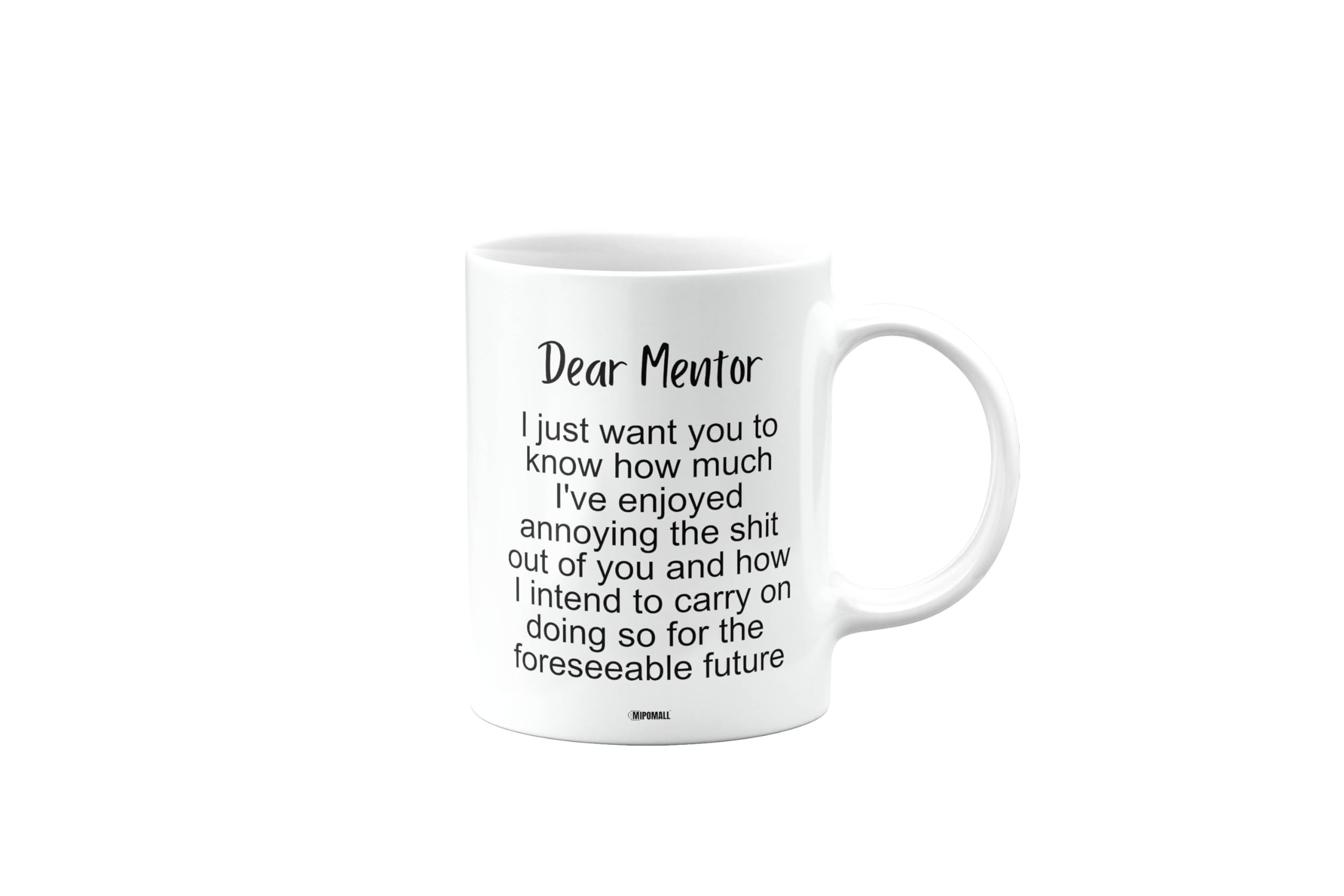 Funny Mug Present for Mentor, Dear Mentor Mug, Birthday Cup, Secret Santa, Presents for Christmas, mm-CA_190_116