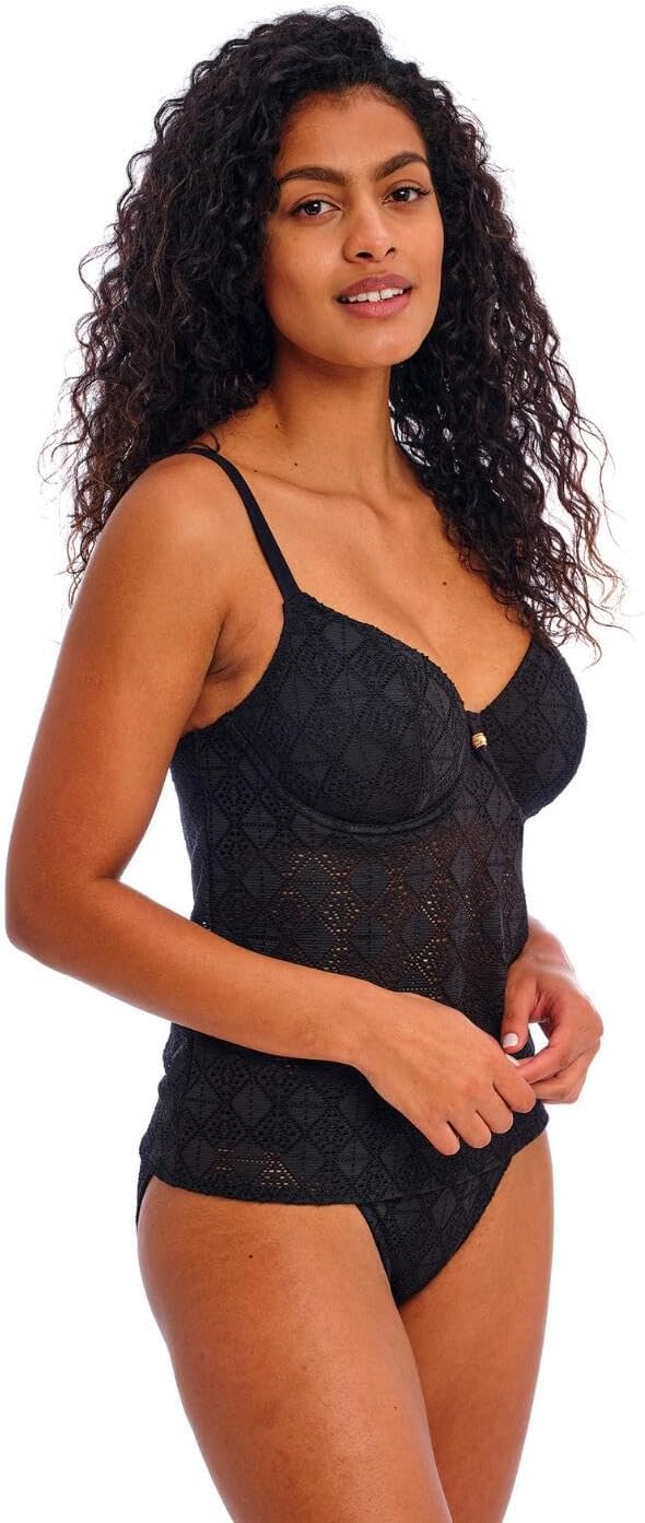Freya Women's Nomad Nights Underwire Plunge Tankini Top