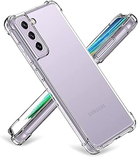 جراب شفاف من البولي يوريثين الحراري الناعم من يوتيك، مقاوم للصدمات لسامسونج جالاكسي S21 FE 5G (2022)