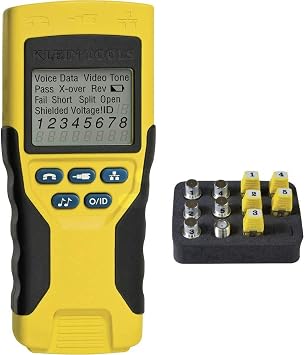 Klein Tools VDV501-823 Cable Tester, VDV Scout Pro 2 Traces and Tests Coax, Data, Telephone Cable with Remotes