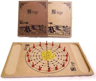 Jogo De Tabuleiro Siege Em Madeira - Oficina De Criação Mitra, Multicolorido