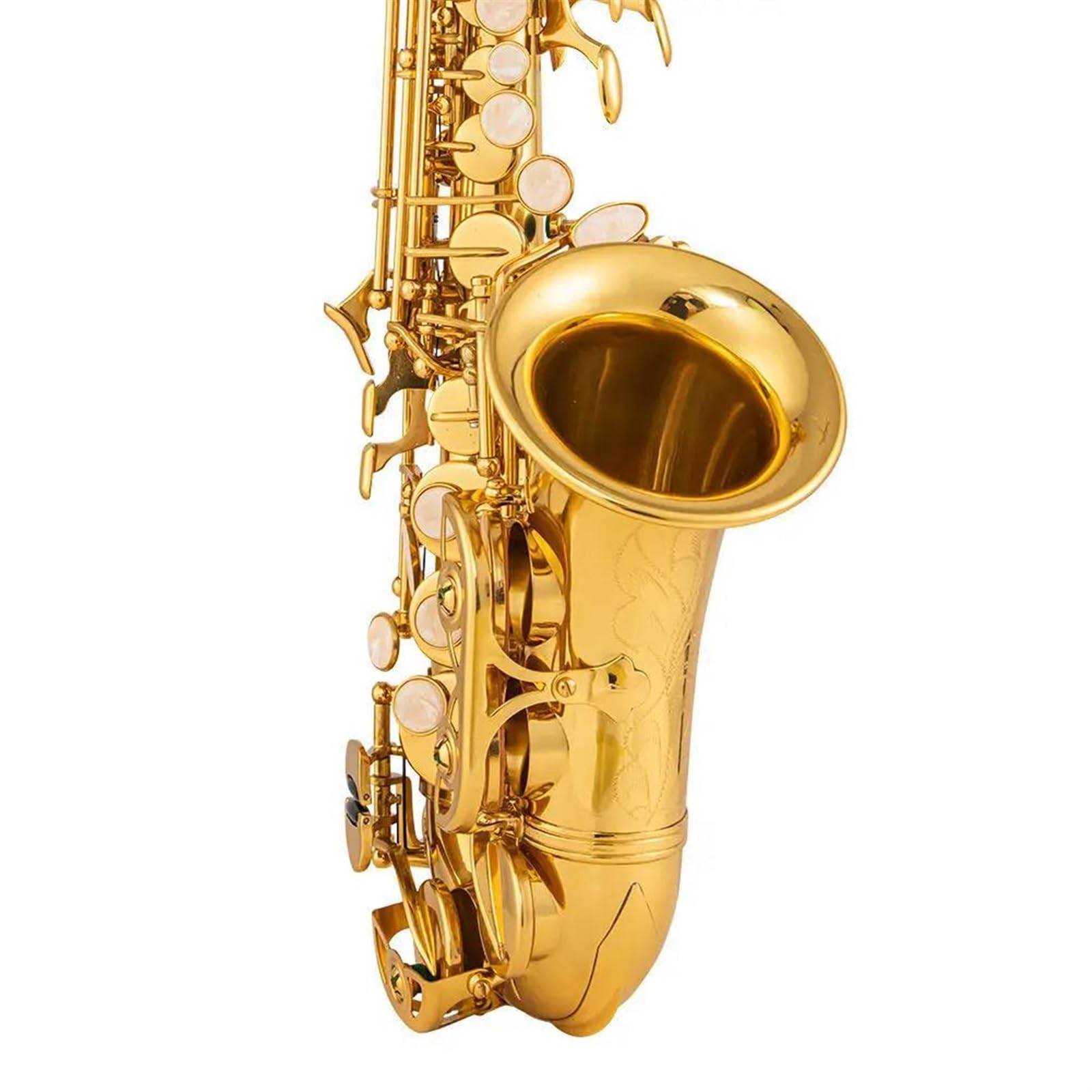 Amazon | サックス ソプラノサックス Bフラット電気泳動ゴールド