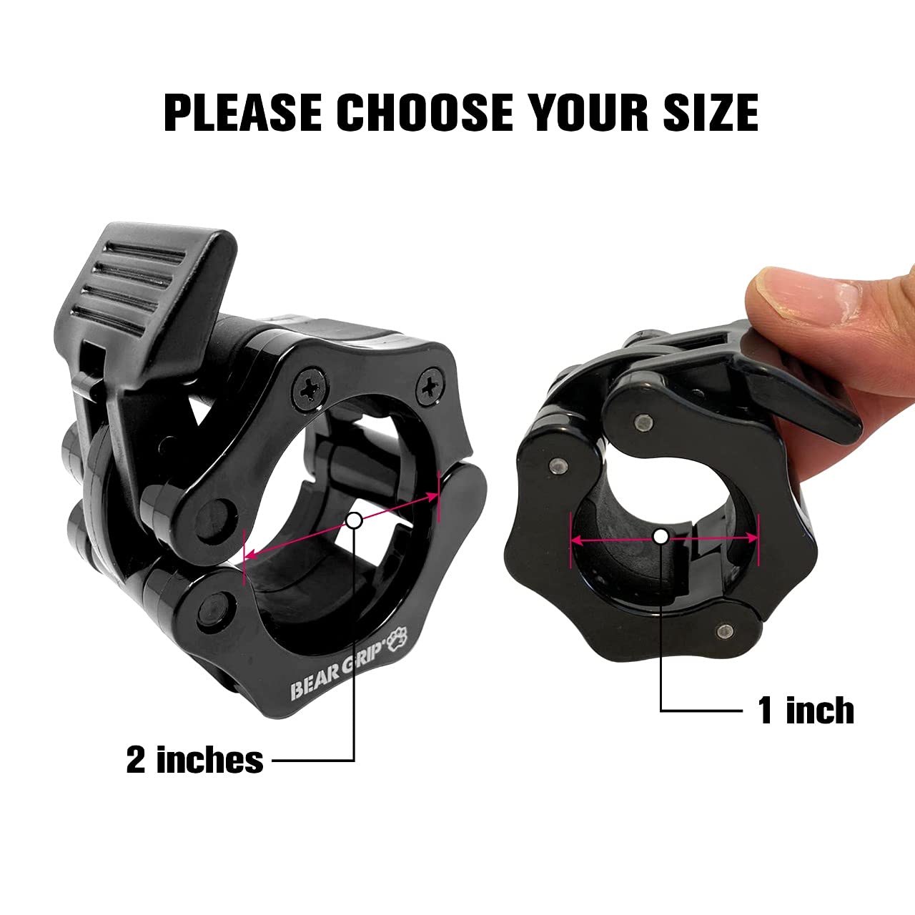 Langhantel-Clips Mit Schnellspann-Mechanismus – Rutschfester Griff, Edelstahl & Magnet-Haltung
