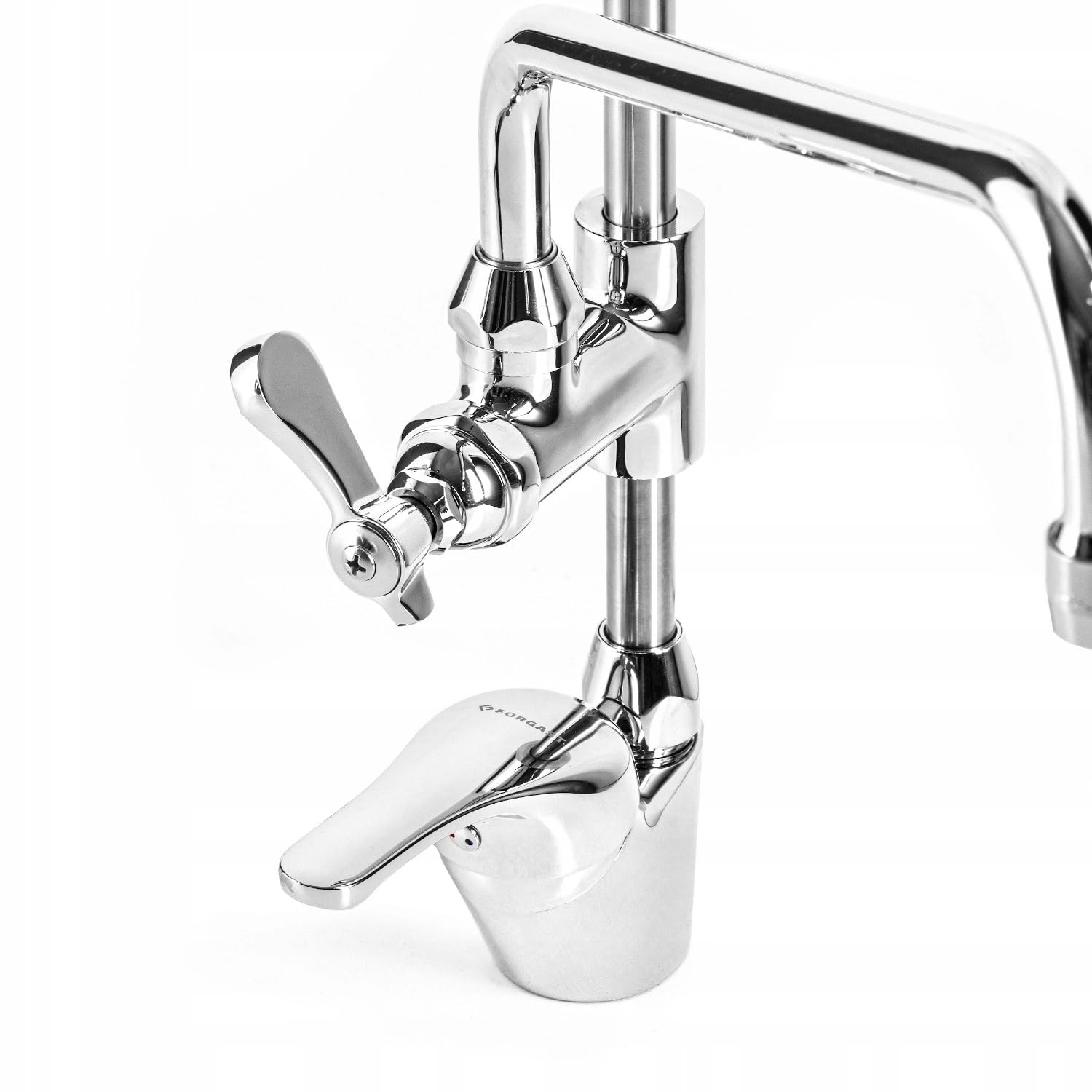 Grifo independiente con mezclador, ducha y caño, Grifos de fregadero, Grifo de cocina, Montado en el fregadero, Para la cocina profesional, Funcionamiento duradero, Uso confiable, Versatilidad
