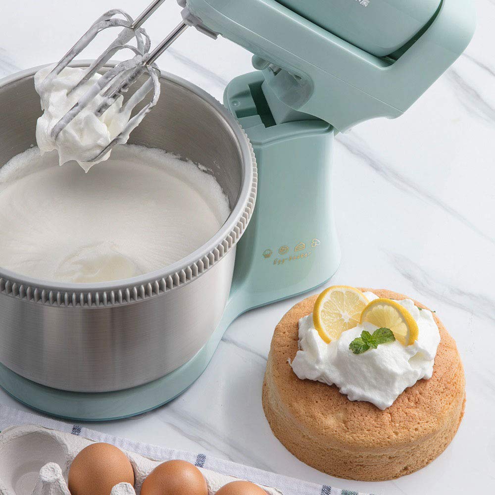 Robot da Cucina e Robot da Cucina 2 in 1, Robot da Cucina e Robot da Cucina Il Robot da Cucina a 9 velocità Include Una Ciotola da 4 Litri, 2 fruste, 2 Ganci per impastare, per Ali