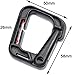 10Pcs Multipurpose Tactical Carabiner Keychain Plastic D-Ring Hanging Hooks Clip for Molle Webbing