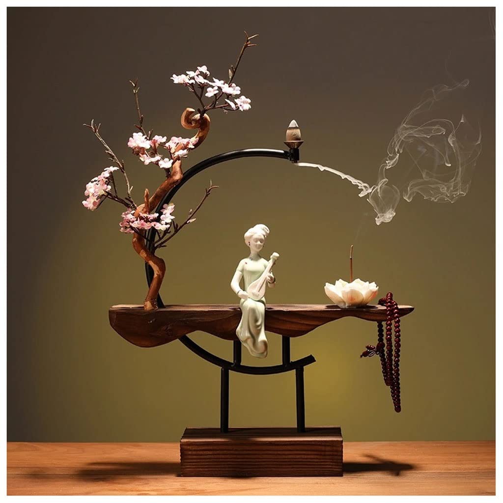 Incense Burner Backflow Incense Burner Aromatherapy Creative Personality Zen Fortune Home Living Room Office Decoration Waterfall Incense Burne