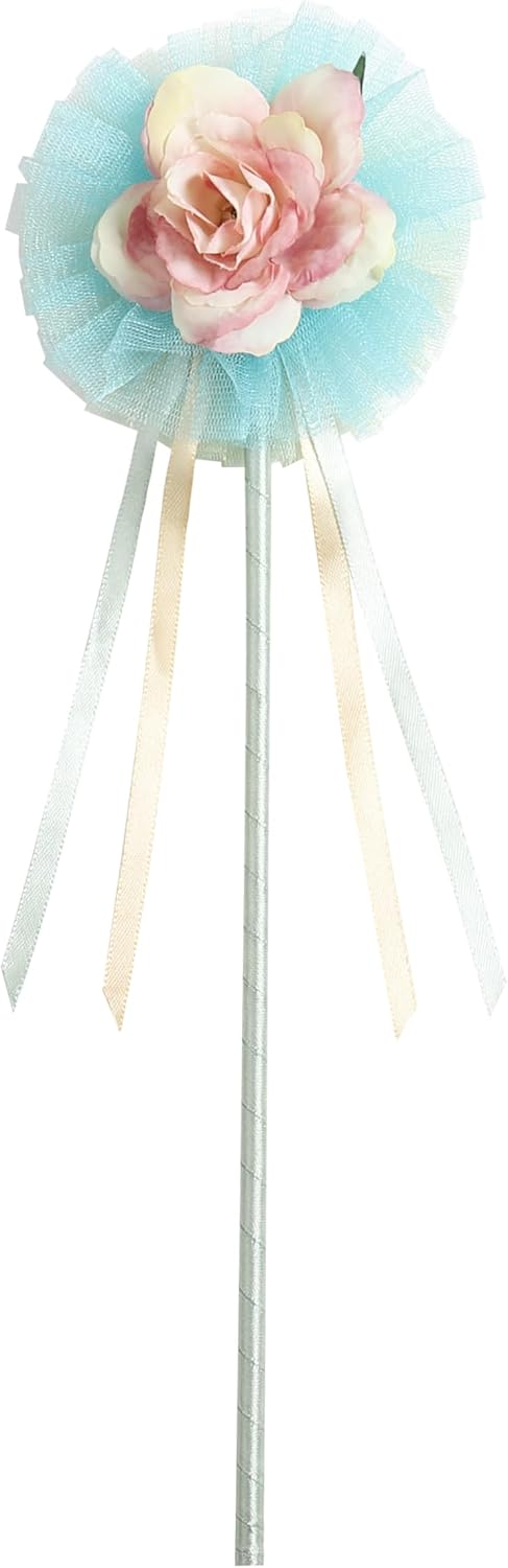 Green Fairy Dress for Girls with Flower Headband and Butterfly wing, Halloween Costumes for Kids - Image 7