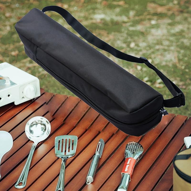 Miniatura 8 de Estuche de transporte para trípode de cámara con correa para el hombro de 27 pulgadas de largo, bolsa de trípode para micrófono, soporte de