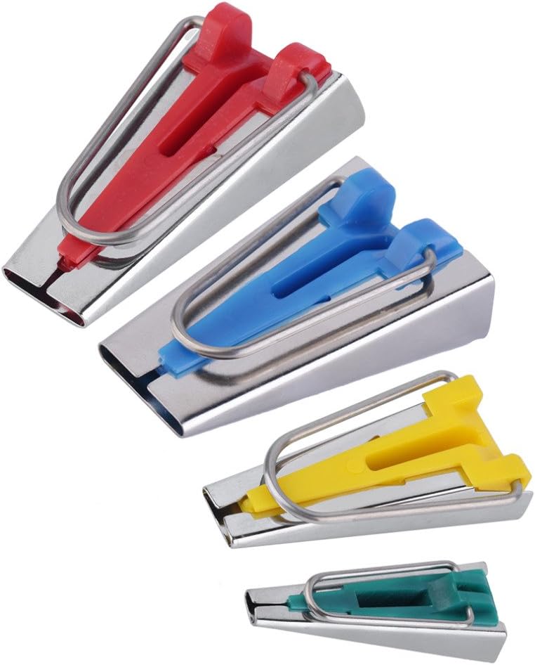 2016 new 1 Set Fabric Clover Bias Tape Maker Binding Tool 18mm Set Machine Tool Sewing Quilting hot selling