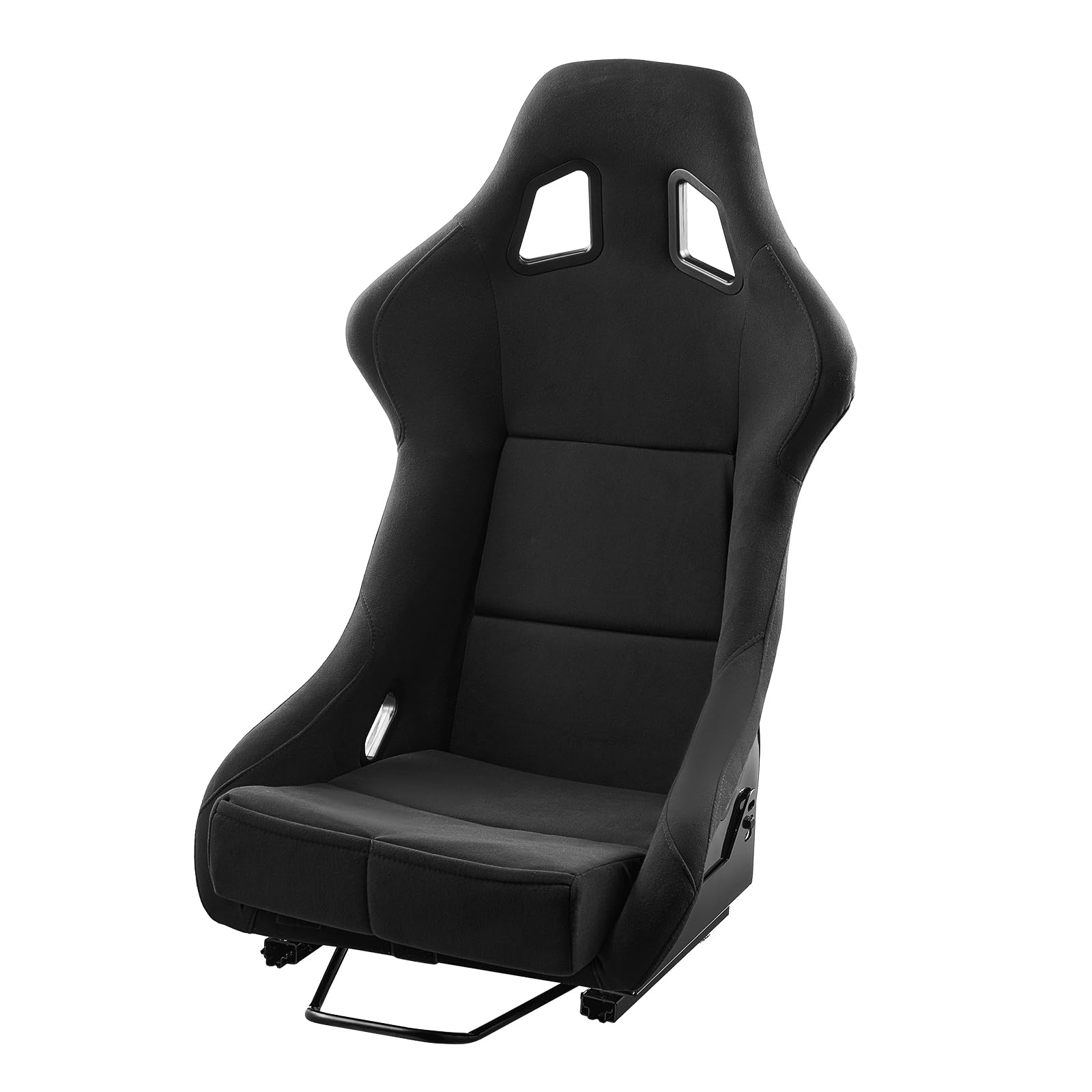 VEVOR Sedile da Corsa per Auto 1 Pezzo, Sedile da Corsa Integrato con Cursore a Doppia Chiusura Schiuma ad Alta Resilienza, Sedia da Corsa con Tessuto in Velluto Cursore Q235B, Adatto per Auto Racing