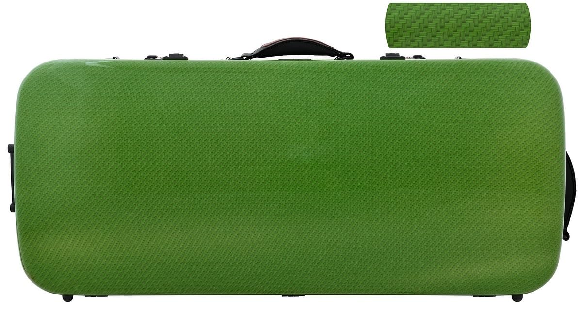 Double Étui pour Violon 4/4, Alto 36-43 Hybrid Fiberglass Special Vert M-case