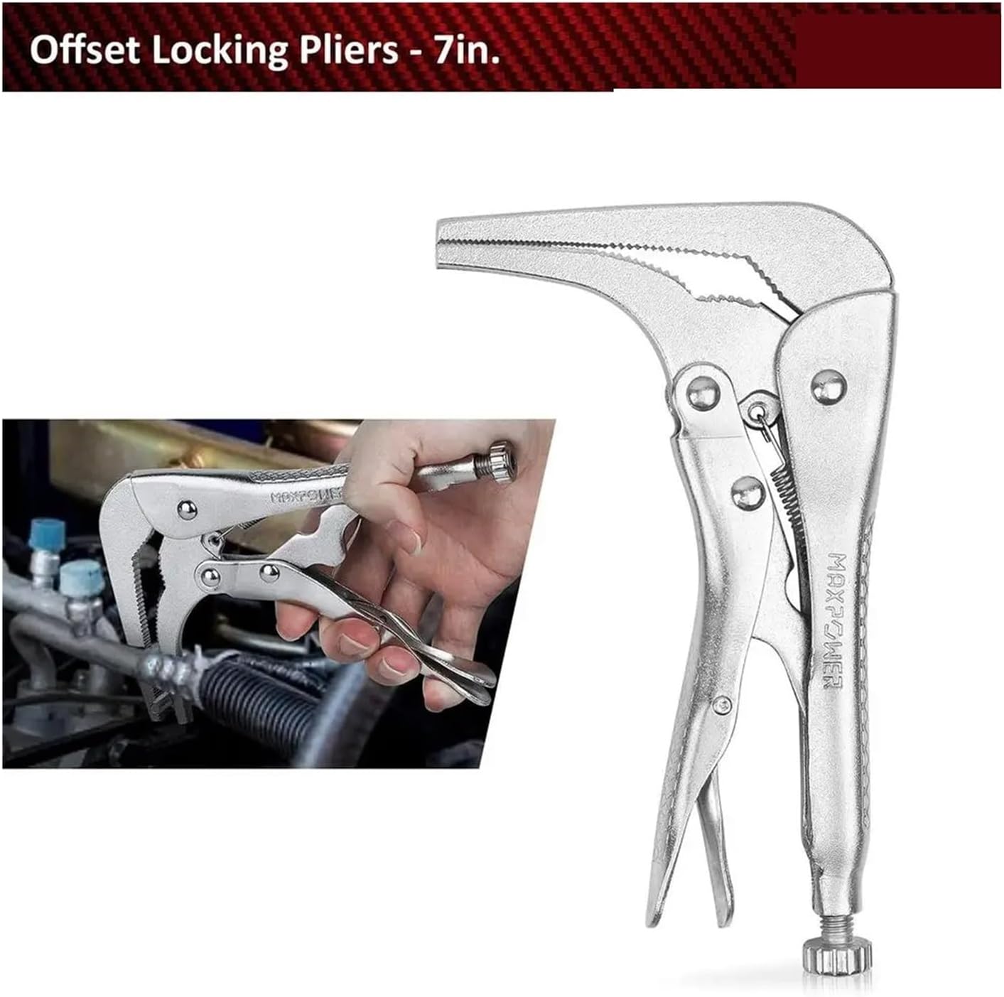 Pipe Expander, 15-Piece Clamp Pliers Set With Tool Bag Long Nose Curved J Straight J Pinch Off Sheet Metal U-Shaped Gripping Locking Clamps