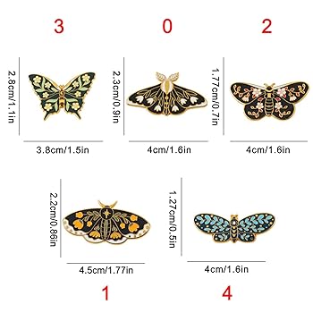 青い蝶 Psychotherapy ピンバッチ Hanreshe クラシック蝶 Psi 心理学ブローチピン医療エナメル