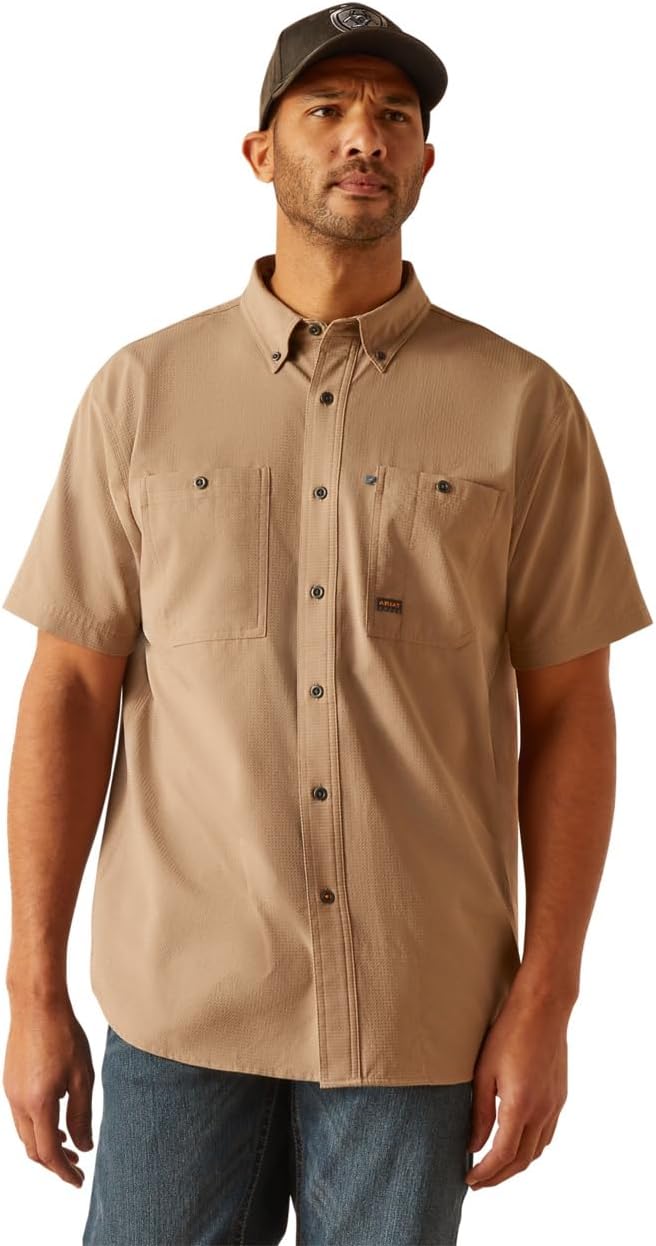 Ariat Men's Rebar Made Tough 360 Airflow Work Shirt