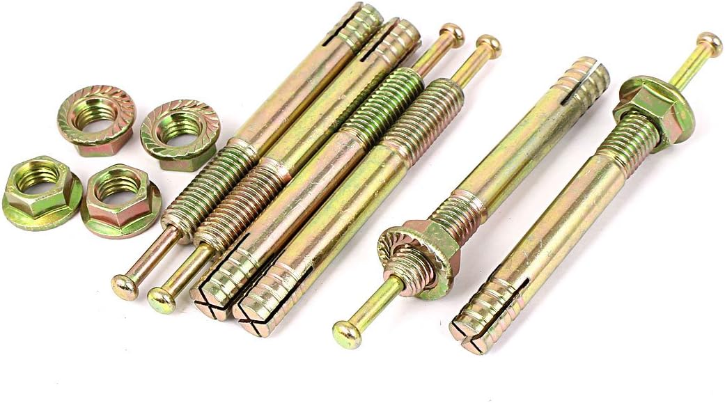 Core High-Strength Anchors Bolts Strike Hammer Nails Gecko Expansion Screws Expansion Anchors M10x80mm 6pcs