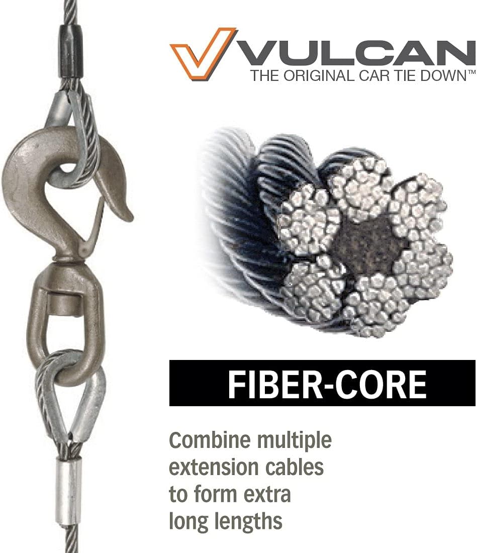 Free Shipping Over $50 VULCAN Extension Winch Cable - Swivel Hook and Eye - Classic Fiber Core - 3/8 Inch x 75 Foot - 12,000 lbs. Minimum Breaking Strength Flash Deals - 40% OFF VULCAN Extension Winch Cable - Swivel Hook and Eye - Classic Fiber Core - 3/8 Inch x 75 Foot - 12,000 lbs. Minimum Breaking Strength