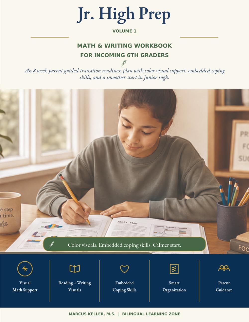 Jr. High Prep: Math & Writing Workbook for Incoming 6th Graders