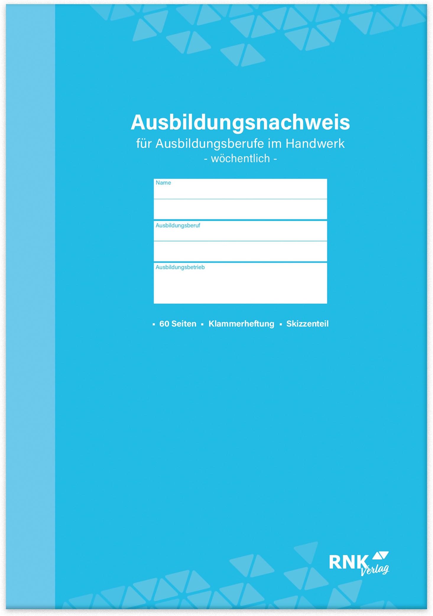 RNK – 5051 Plan Weekly Report Book in Millimetre Graduations, DIN A4, 30 Sheets