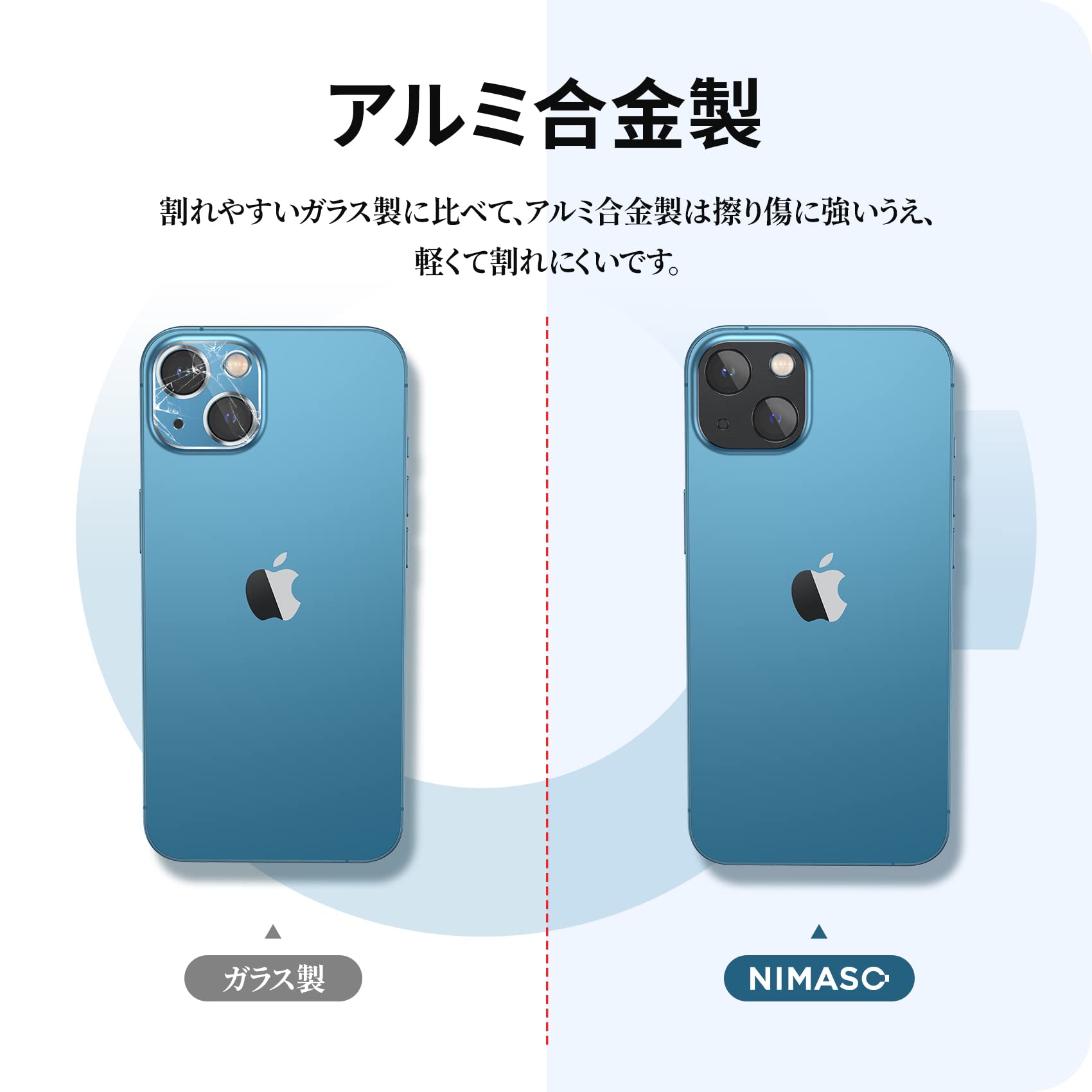 Amazon.co.jp: NIMASO カメラフィルム iPhone 13 / iPhone 13 mini 用 