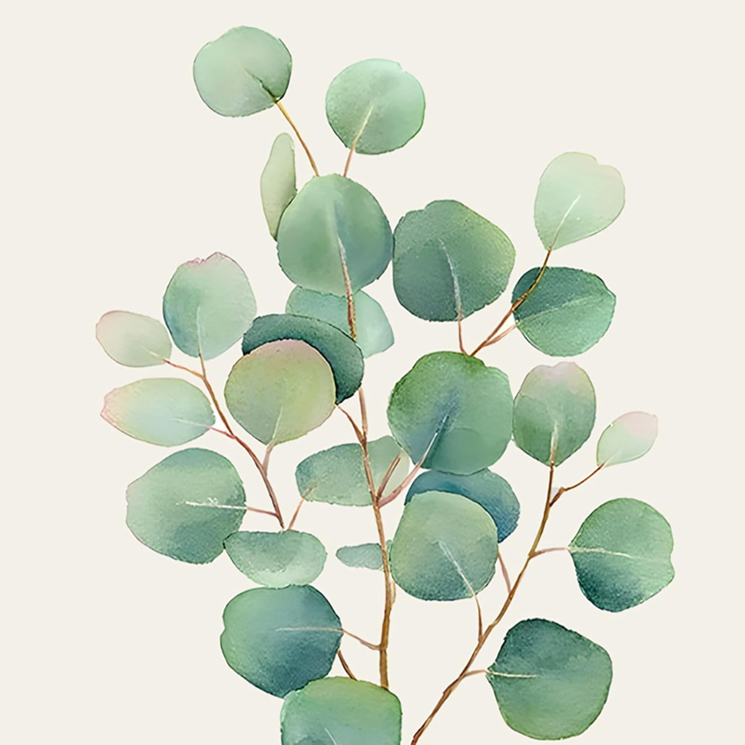 Framed Sage Green Botanical Wall Art for Room Decor, 4 piece Farmhouse Minimalist Plant Artwork for Walls, Boho Vintage Leaf Picture Prints for Bathroom Bedroom Kitchen Living Room Wall Decor 11x14 In