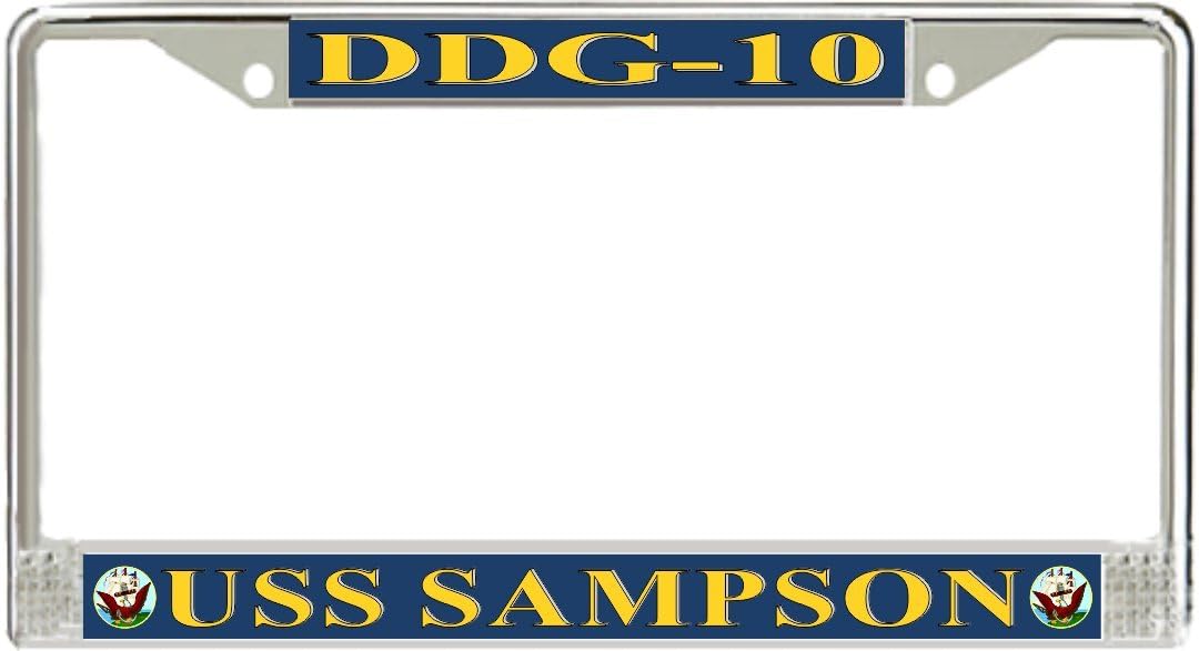 MilitaryBest USS Sampson DDG-10 License Plate Frame