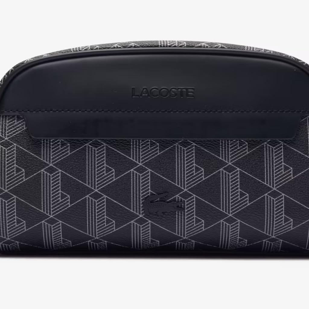 LACOSTE The Blend Toilet Kit Monogram Noir Gris