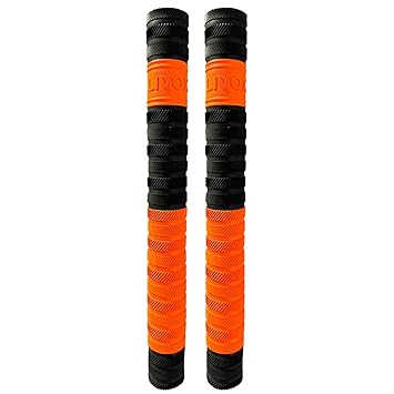 Livox Better Shock Absorption Bracelet Texture Rubber Bat Grip for Cricket Accessories Bat Handle Grips, Pack of 2