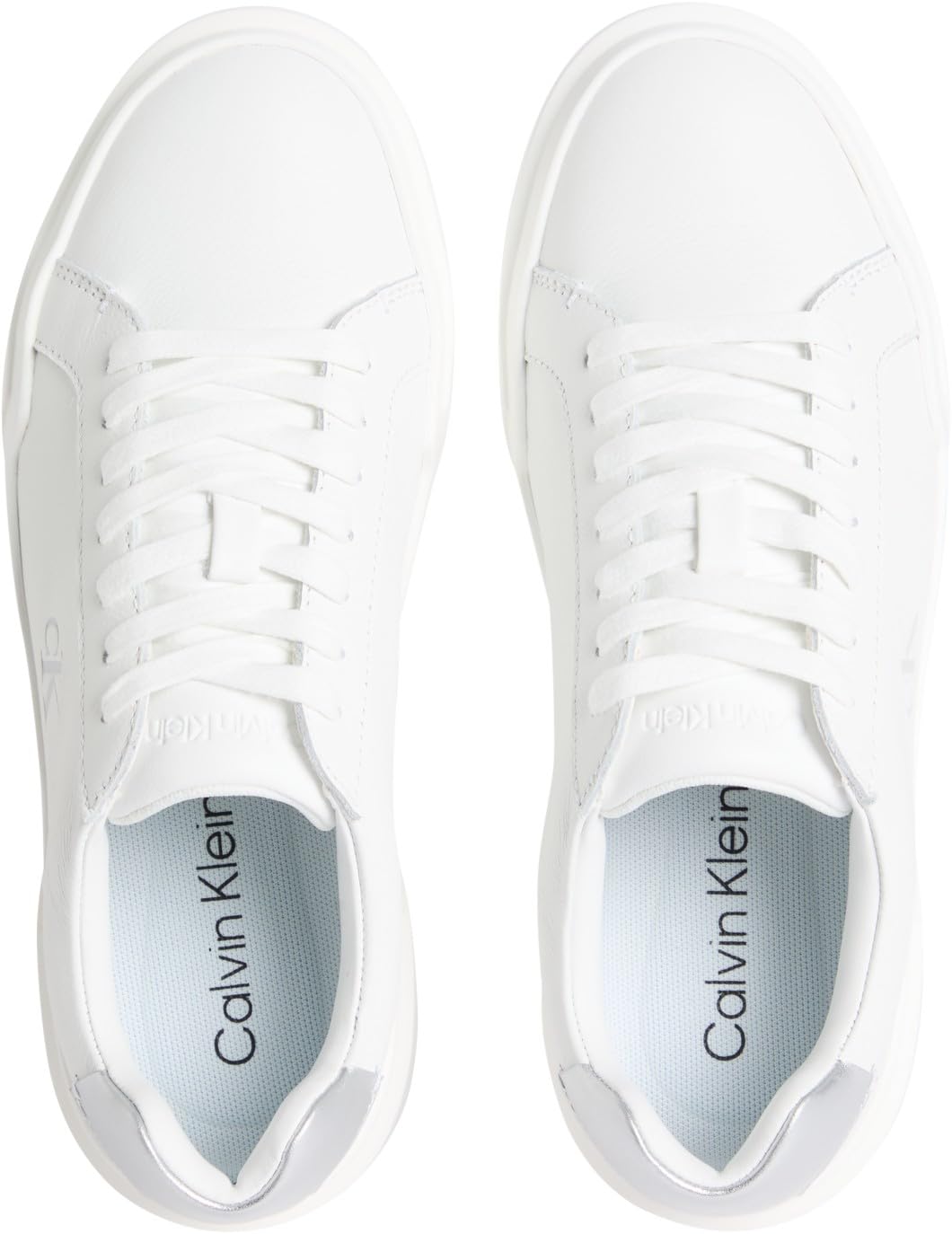 Calvin Klein Chunky Cupsole Laceup LTH Met Yw0yw01948, Parte Superior Baja Mujer