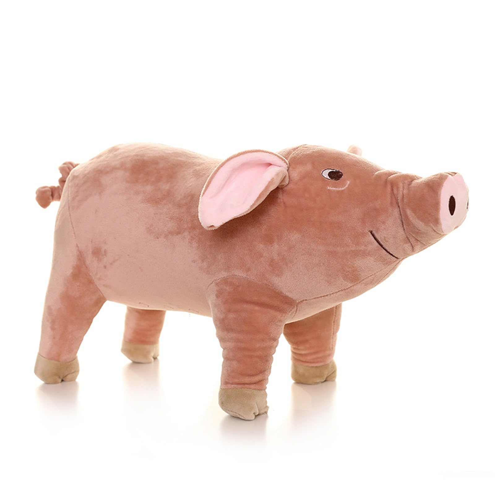 ZBELLO Pig Plush Toy, Soft Toy Doll Cushion, Cartoon Children Accompany Cuddly Toy, Stuffed Toys, Washable, Novelty Gifts Suitable for Boys and Girls (25cm)