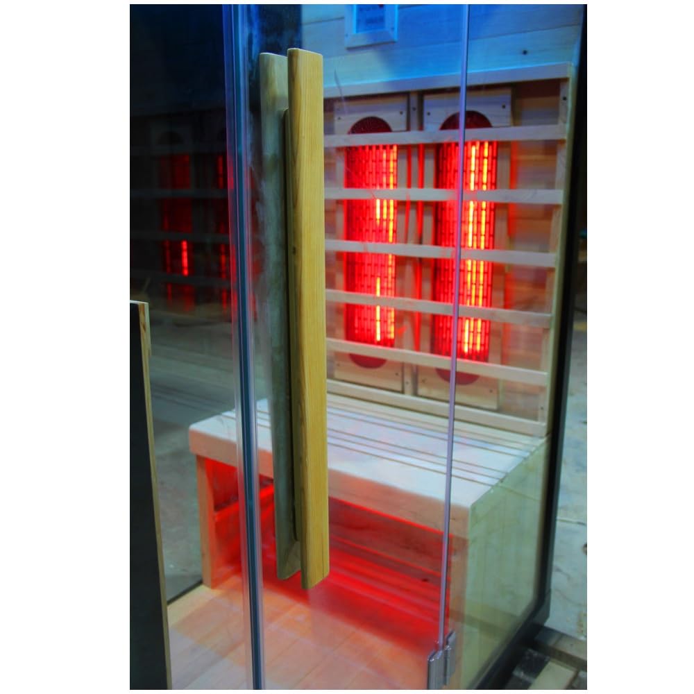 Bagno Italia Sauna Infrarossi da 110x80 cm 4 irradianti full spectrum bluetooth e cromoterapia