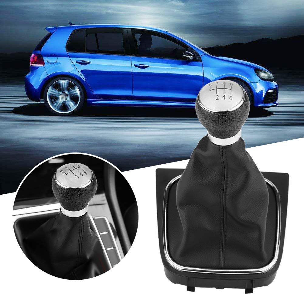 Pomello Cambio 5 Velocità Per VW Golf MK5 MK6 Jetta 2005-2014 - Con Copripolvere - Foto 4