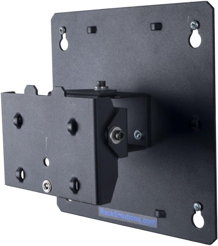 RackSolutions Universal Monitor Wall Mount with Pan/Tilt - Adjustable, VESA-Compatible Wall Mount for Monitors