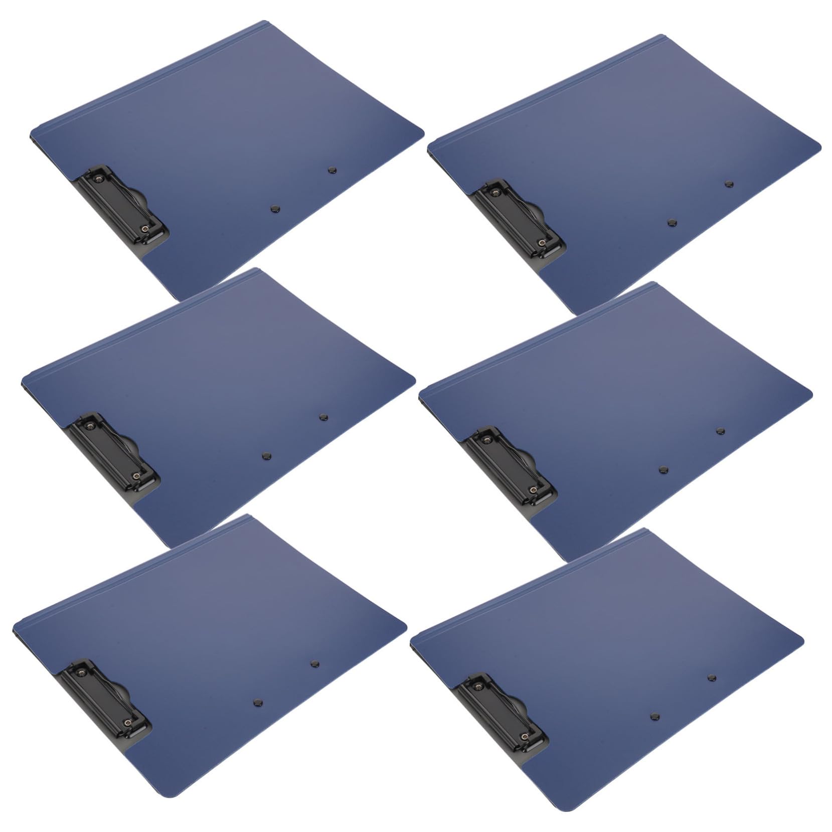 6 Pièces Lot de Porte-documents Multifonctions avec Double Pince Horizontale et Verticale Dossier Portable pour Organisation de Fichiers Notes et Documents Chantier