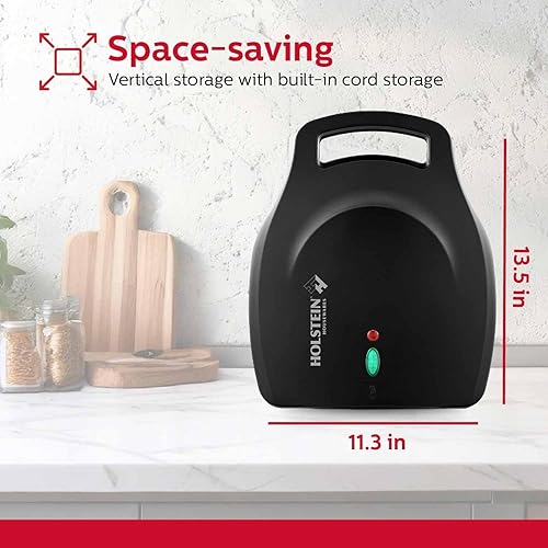 Vista 25 de Holstein Housewares HU-09005B arepa eléctrica., Negro