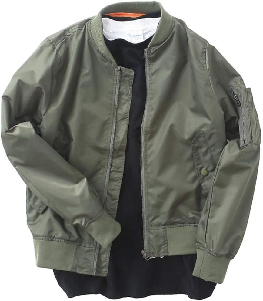 BaLuoTe] メンズ コート ジャケット ブルゾン MA-1 ジャケット 長袖