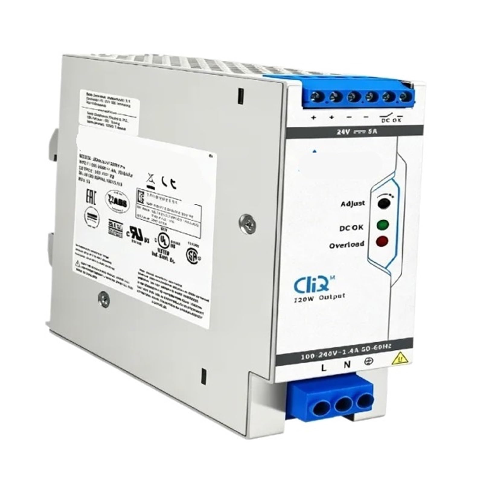 KSZHZYMGX DRM-24V120W1PN Switching Power Supply, 24V 5A 120W