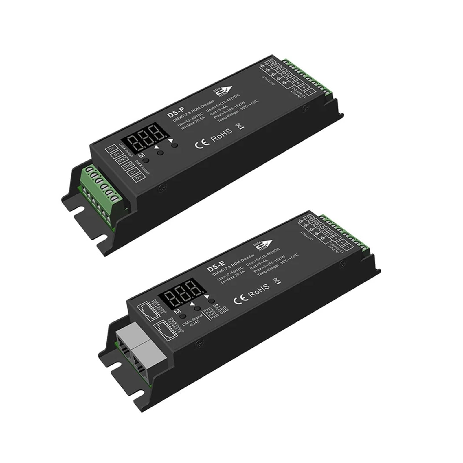 Amazon.com - OVCOSER 5-Channel DMX 512 and RDM decoder DC12V-48V