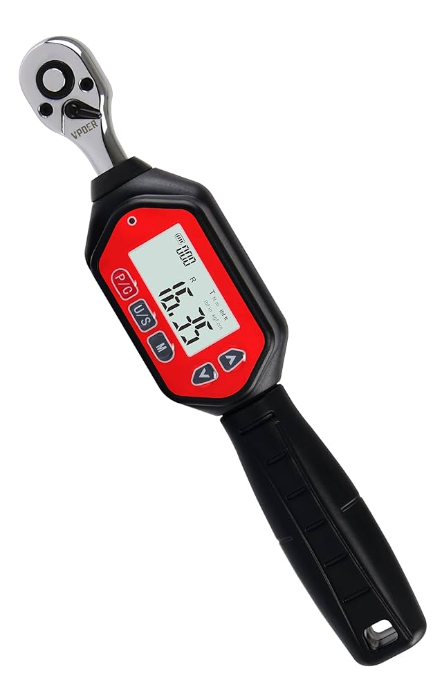 VPOER Digital Torque Wrench 1/4-inch Drive, 0.66-22.11 ft