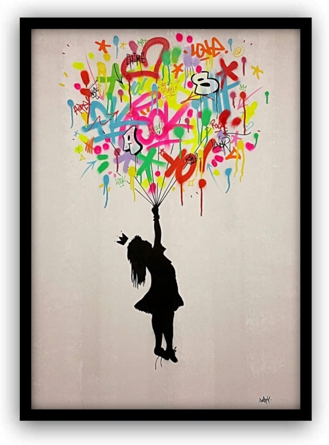 バンクシー BANKSY ポスター バルーン オリジナル　限定 COA 付き Banksy（バンクシー）- Girl and Balloon、Pest ControlのCOA