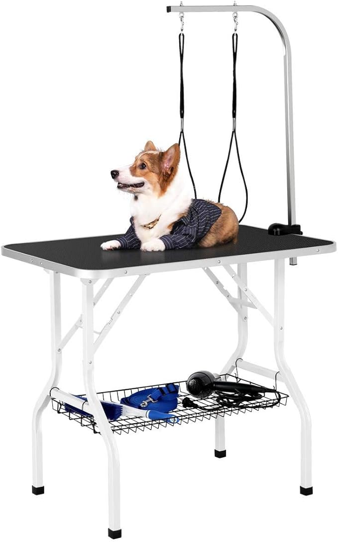 Topeakmart Folding Dog Grooming Table Professional Pet