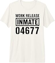 Work Release Inmate Funny Prisoner Costume Premium Tri-Blend T-Shirt