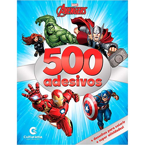 500 Adesivos Marvel. Vingadores