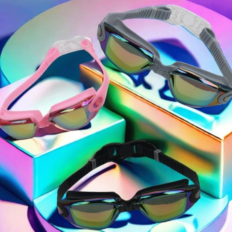 PC Waterproof Anti-fog Swimming Goggles Men Women Universal Swim Glasses