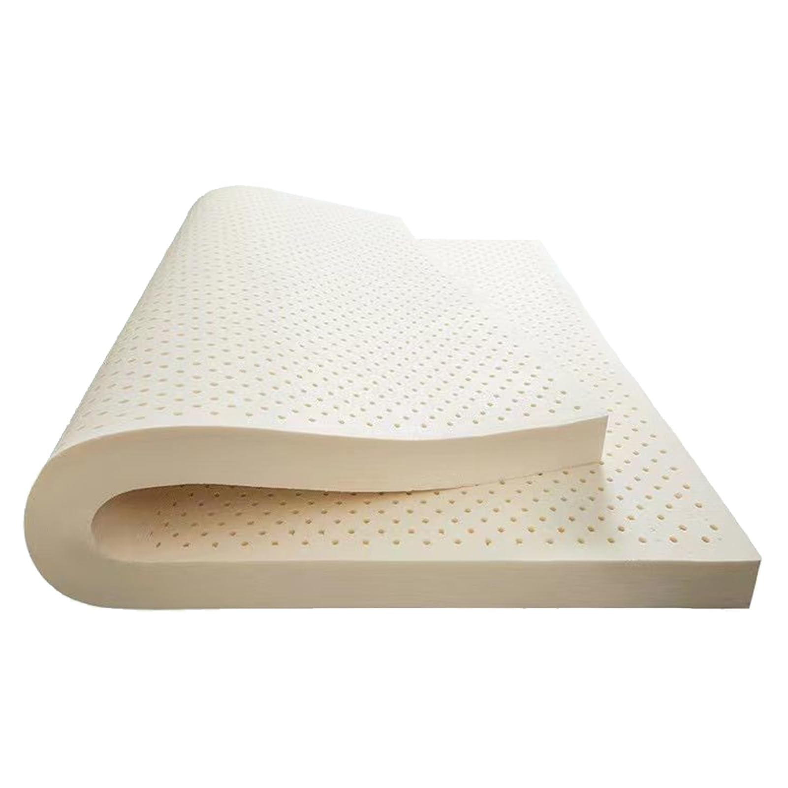 BIWKONI Organic Latex Mattress Topper 4 6 Inches Thick Medium Hardness Single Bed Mat Breathable Rebound Latex Mattress