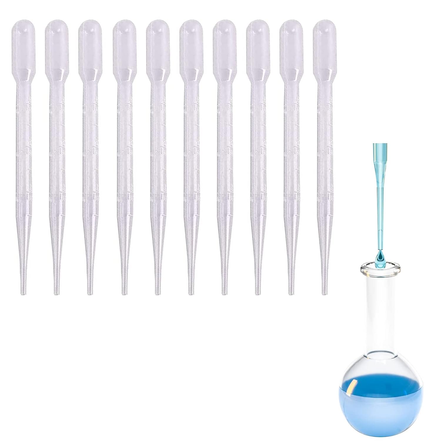 Cupcake / Sushi / Snack Pipetten 4 ml. (20 stuks) | Gereedschappen | Bake & Party